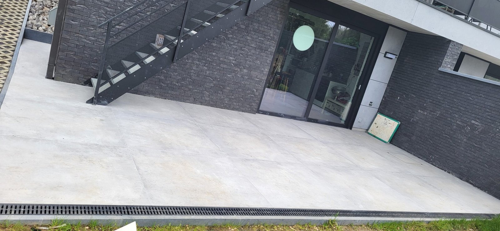 Terrasse en carrelage wallonie